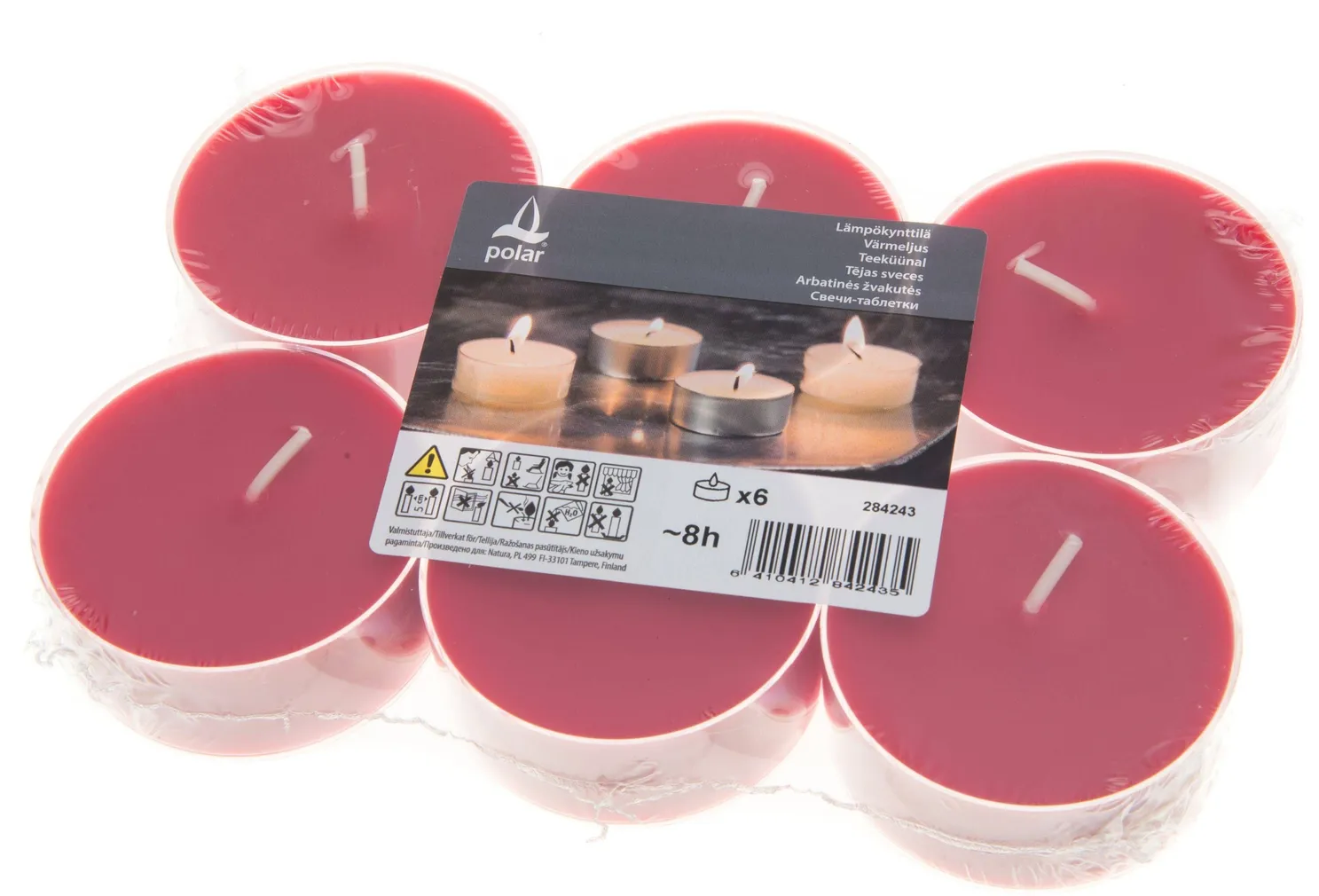 TEEKÜÜNLAD POLAR MAXI 8H PUNASED 6TK