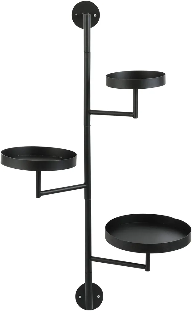 KÜÜNLAALUS MICA DECORATIONS 23X30X80CM MUST