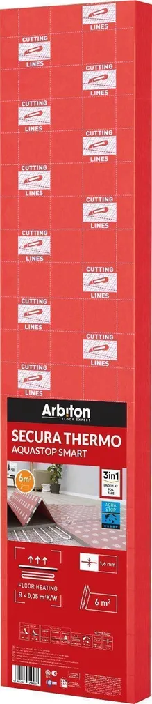 ALUSVAIP ARBITON SECURA THERMO AQUASTOP SMART 1,6MM 1,18X5,1M 6M2