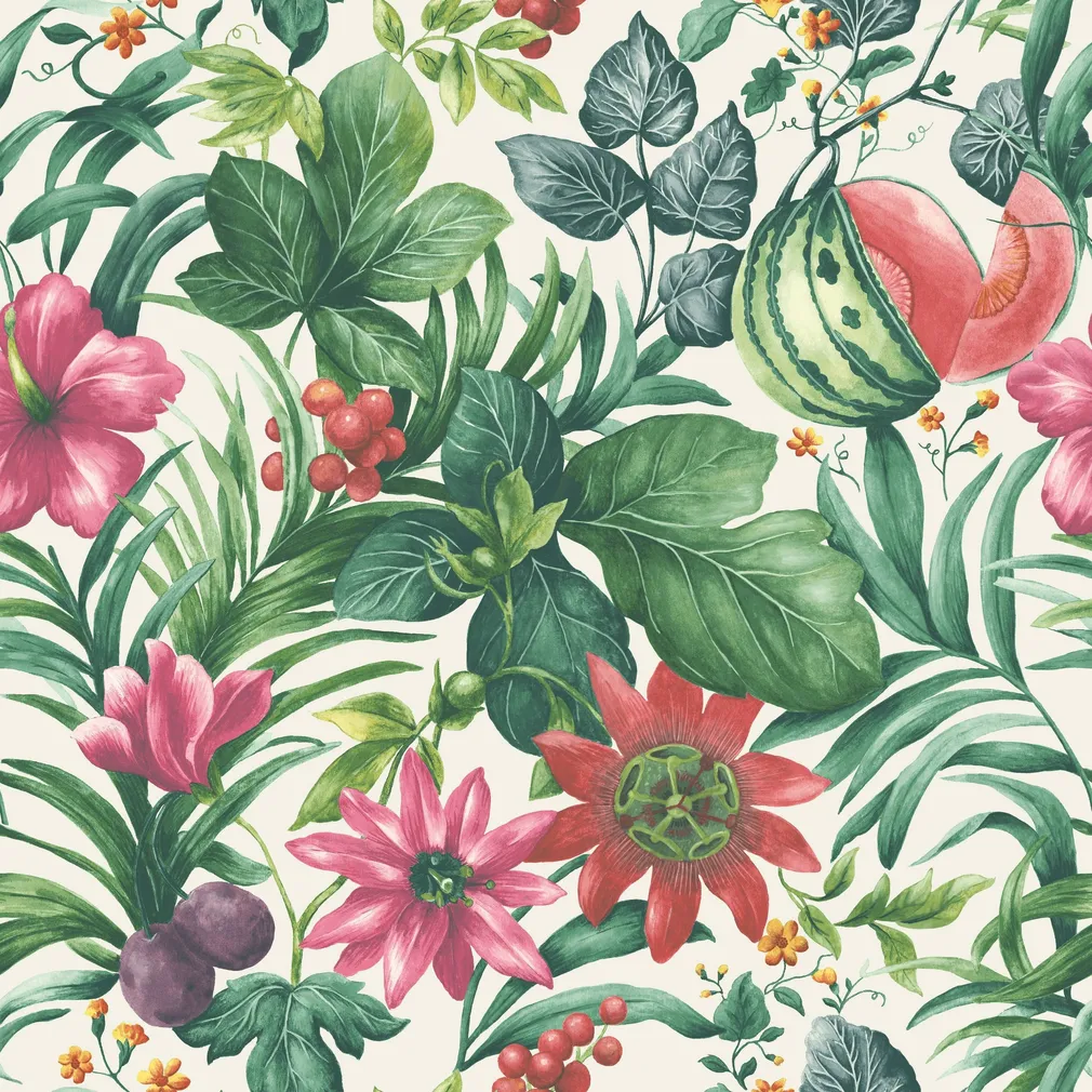 TAPEET DUTCH WALLCOVERINGS BOTANICAL LEAFS BA2001