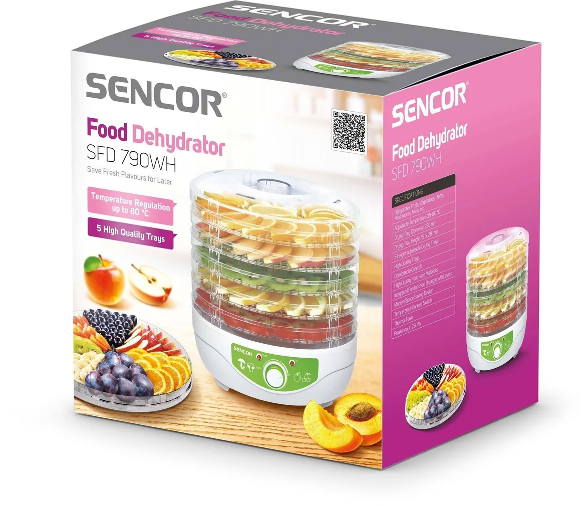 TOIDUKUIVATAJA SENCOR SFD790WH 250W