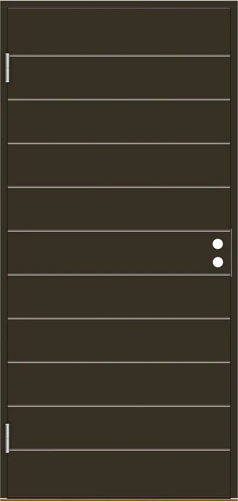 VÄLISUKS SWEDOOR BASIC B0070 PRUUN 10X21 VASAK