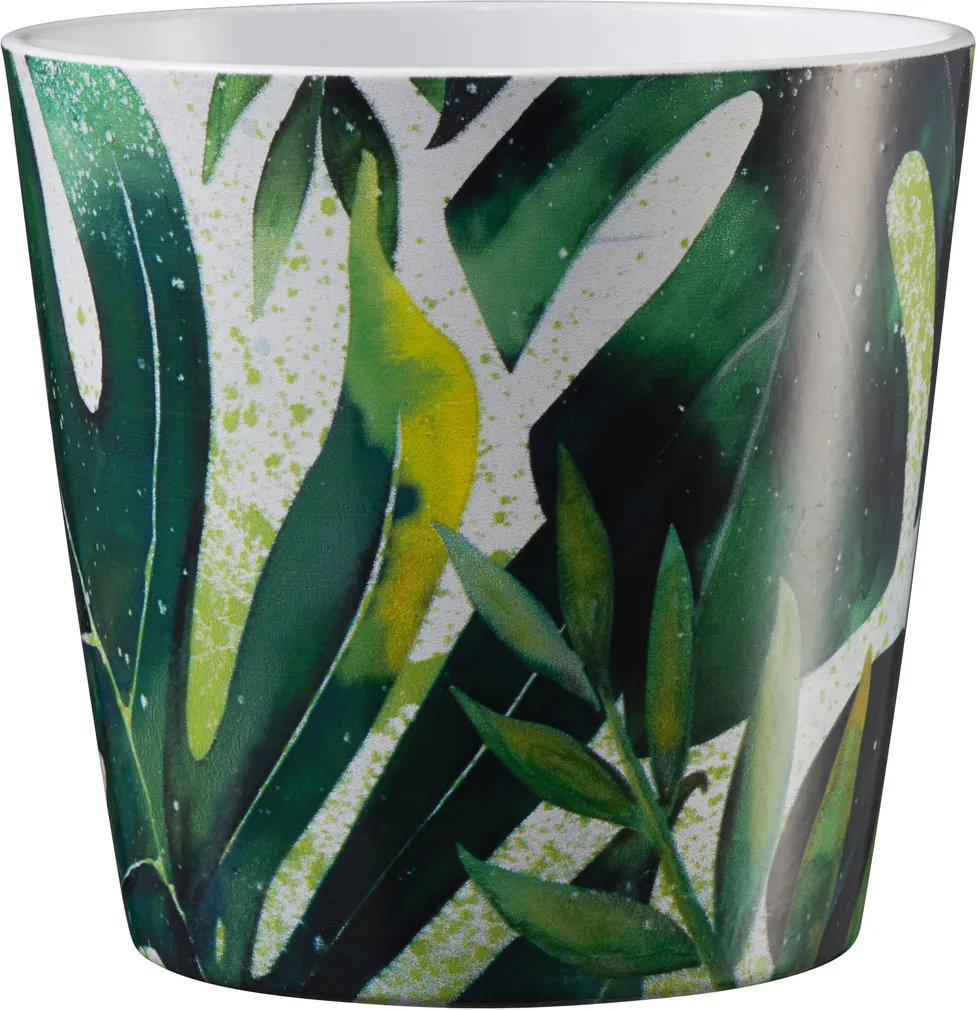 ÜMBRISPOTT SOENDGEN KERAMIK MONSTERA Ø14X13CM ROHELINE