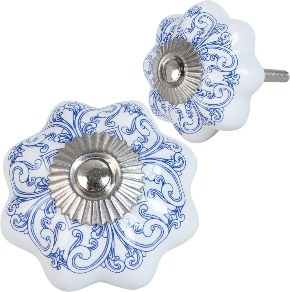 KAPINUPP VÕÕP VALGE SINISE MUSTRIGA