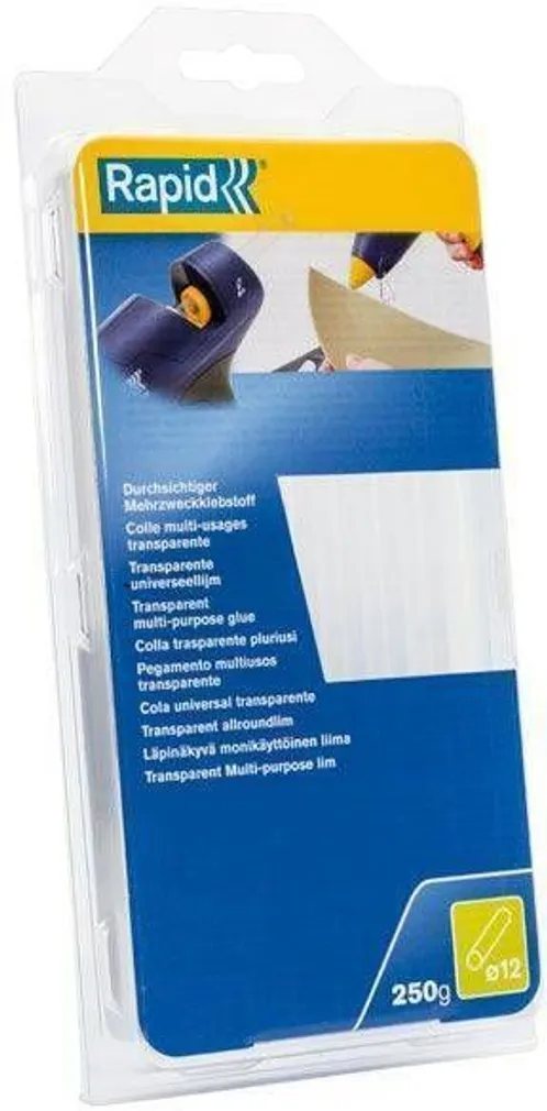 LIIMIPULGAD RAPID 12X190MM/250G VÄRVITU