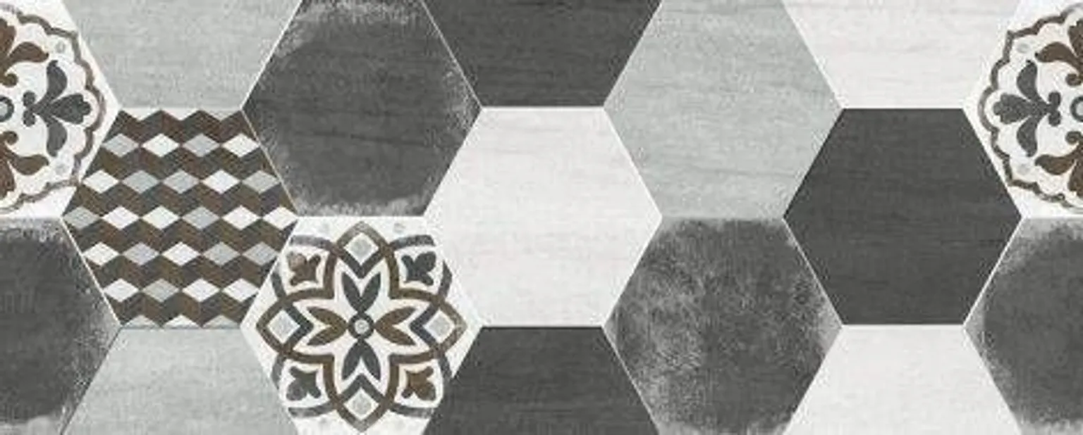KERAAMILINE SEINAPLAAT KERAMIN VINTAGE HALL HEXA 20X50CM PAKIS 1,4M²