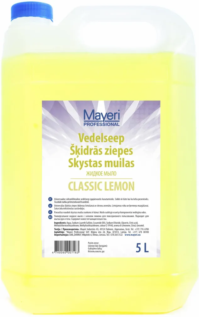 VEDELSEEP MAYERI PROFESSIONAL CLASSIC LEMON 5L