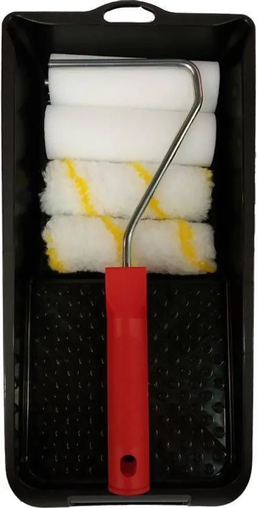 VÄRVIRULLI KOMPLEKT FERE 4X11CM+KÄEPIDE 29CM+KAUSS 