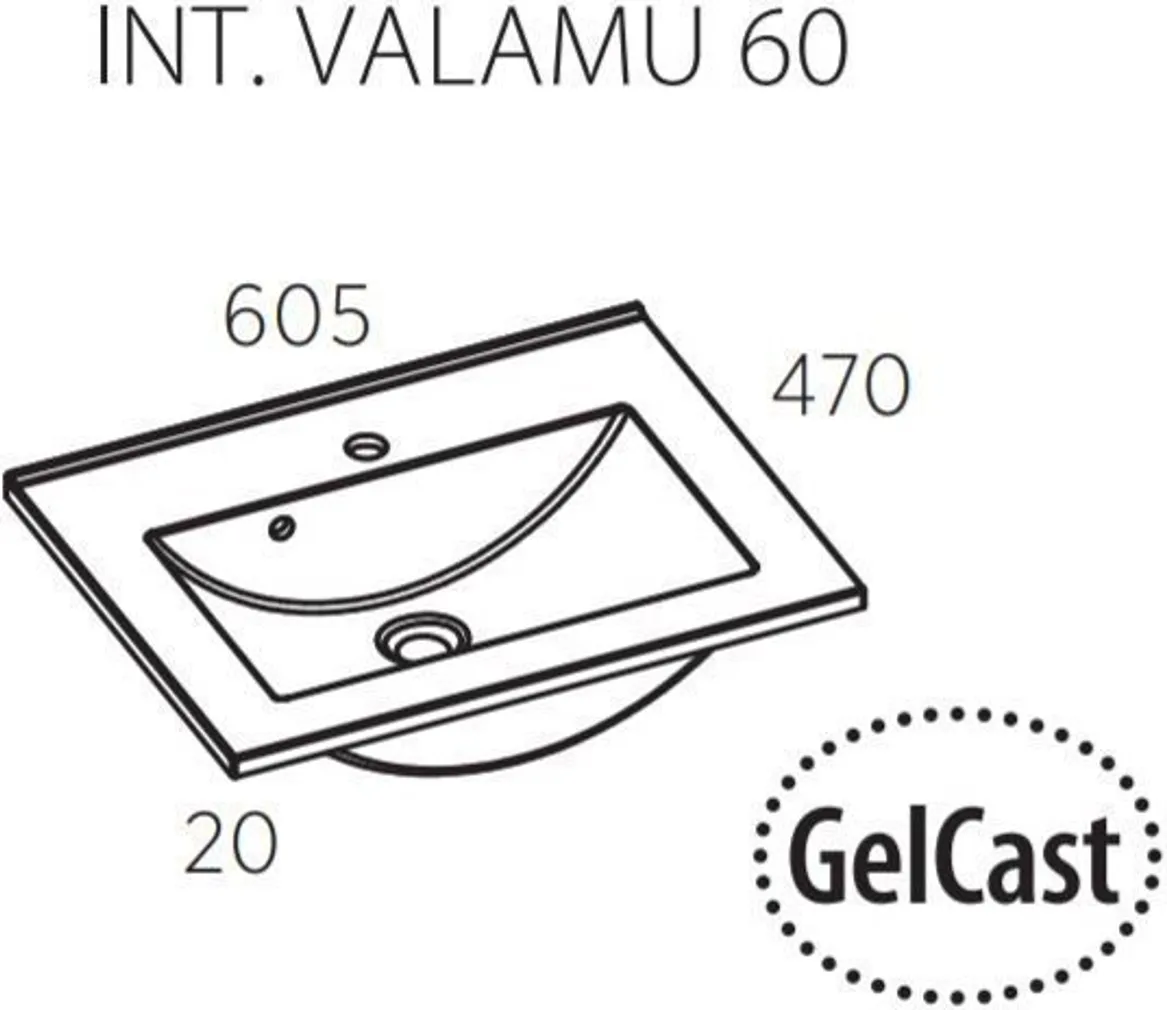 VALAMU BALTECO FORMA VALUMARMOR 60CM