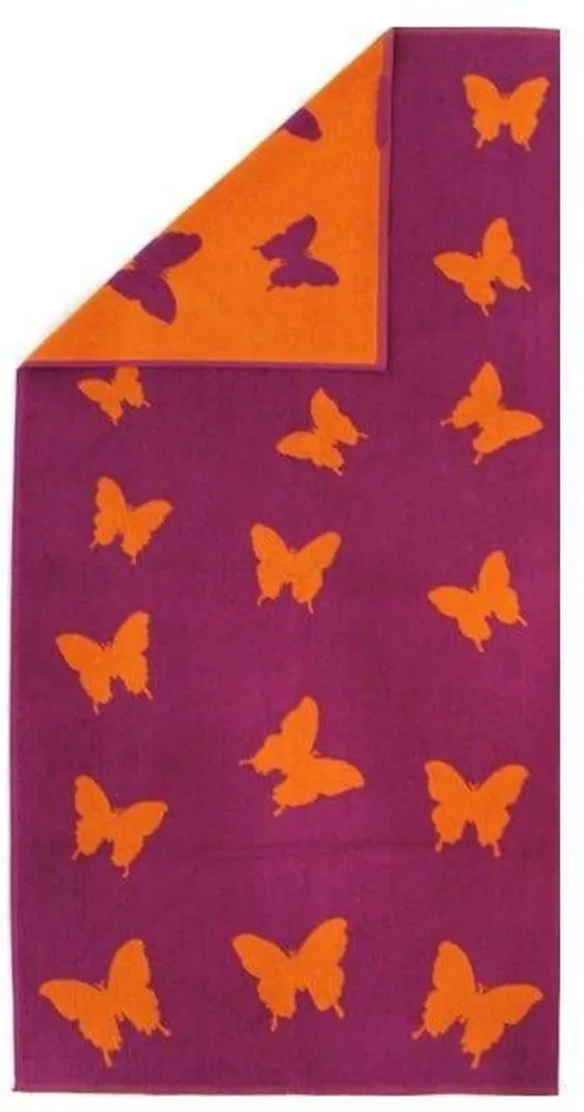 FROTEERÄTIK BRADLEY 70X140CM LIBLIKAS LILLA/ORANZ