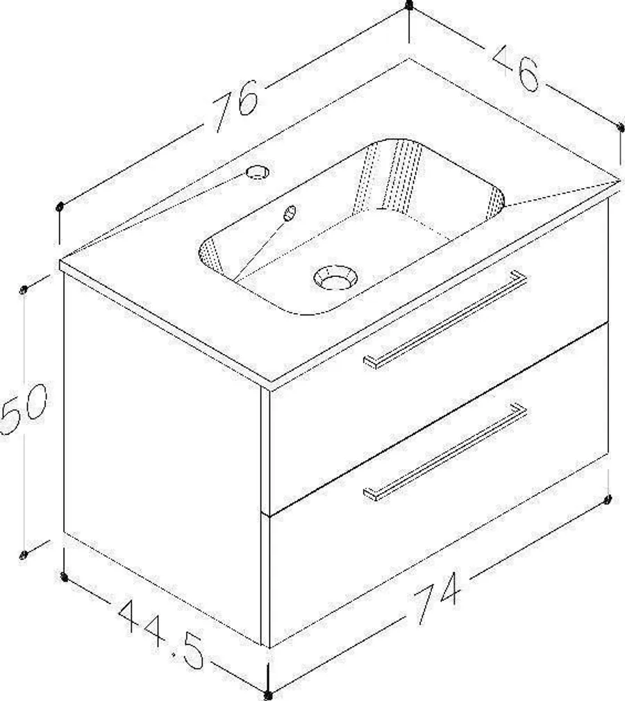 VALAMUKAPP RB BATHROOM JOY 76X46X50CM VALAMUGA TAUPE-GRAFIIT