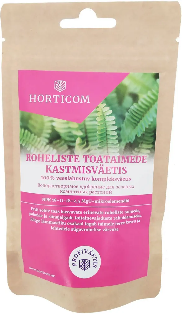 ROHELISTE TOATAIMEDE KASTMISVÄETIS HORTICOM 100G
