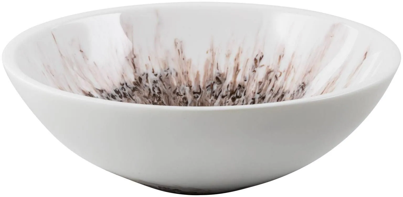 VALAMU GEMLOOK 436 Ø40X13CM KUNSTLIK VAIK PRUUN-VALGE