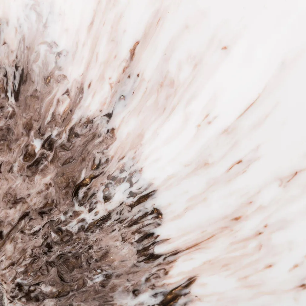 VALAMU GEMLOOK 436 Ø40X13CM KUNSTLIK VAIK PRUUN-VALGE