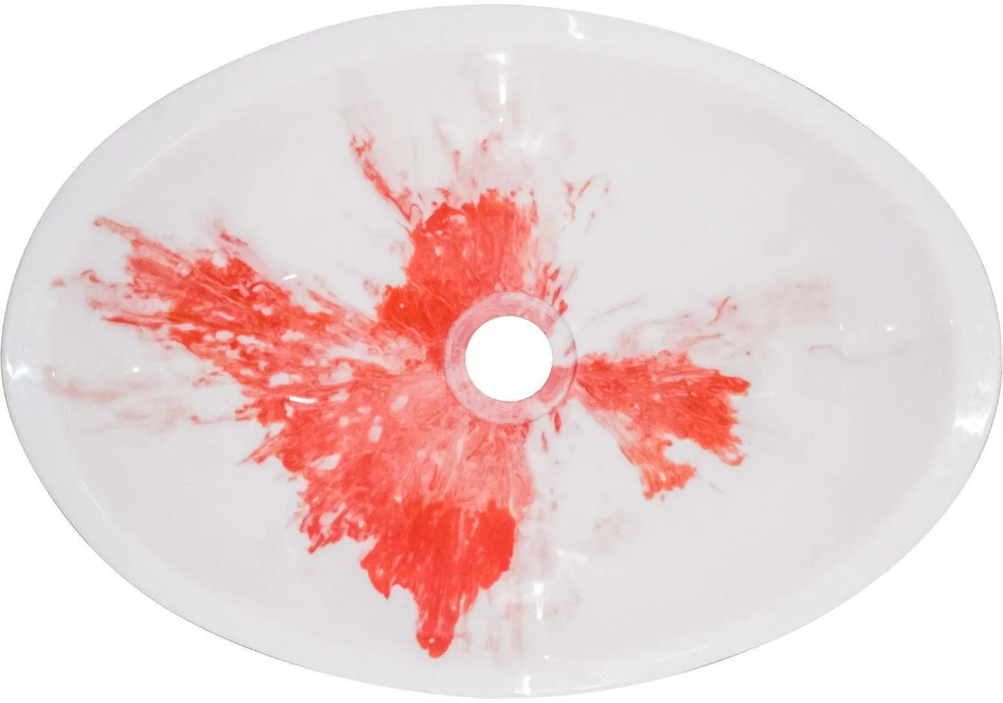 VALAMU GEMLOOK 440 43X30X12CM KUNSTLIK VAIK VALGE-PUNANE