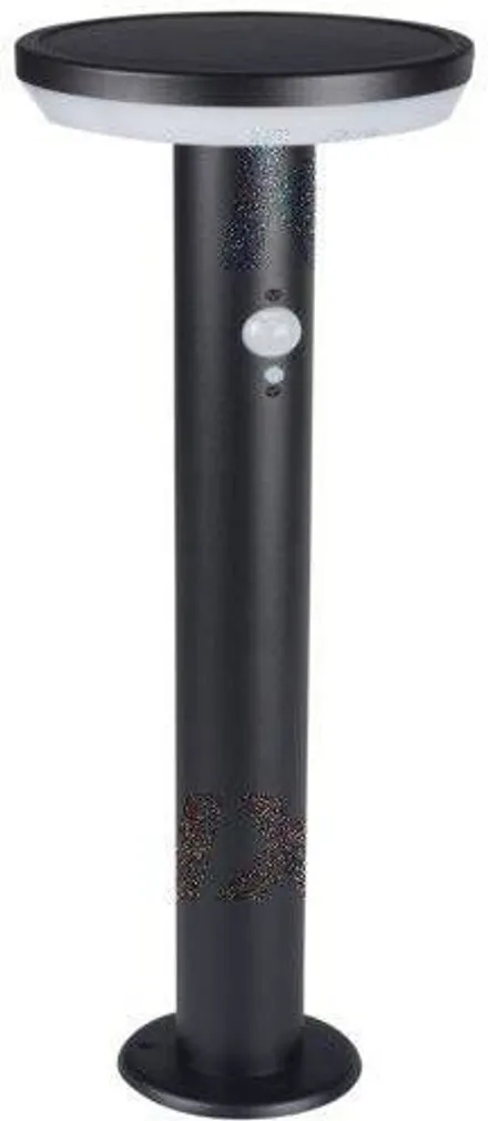 PÄIKESEPATAREIGA VALGUSTI TOWER LED POST LIIKUMISANDURIGA ANTRATSIIT