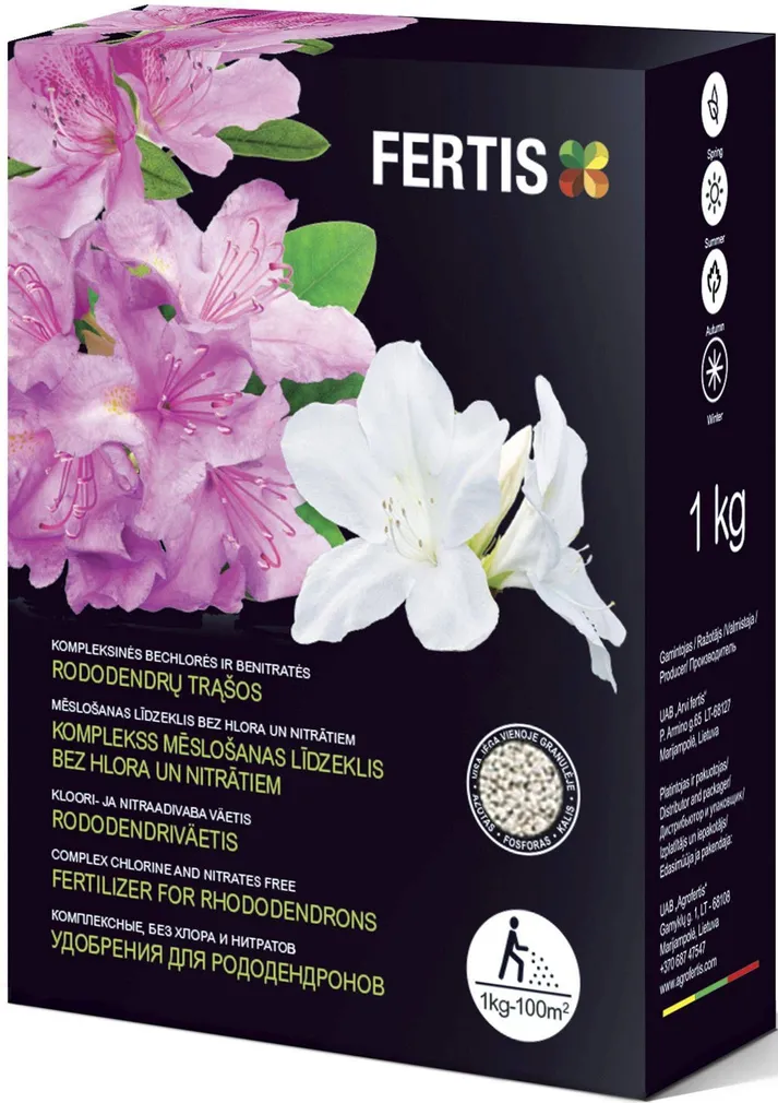 KOMPLEKSVÄETIS RODODENDRONILE FERTIS 1KG