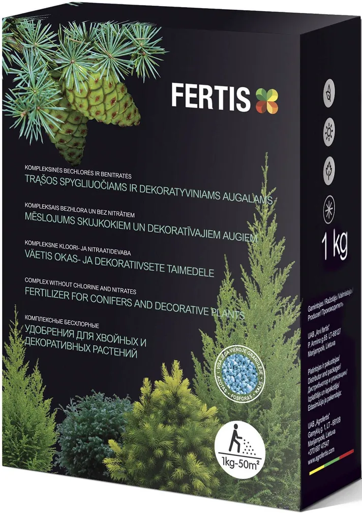 KOMPLEKSVÄETIS OKASPUUDELE FERTIS 1KG