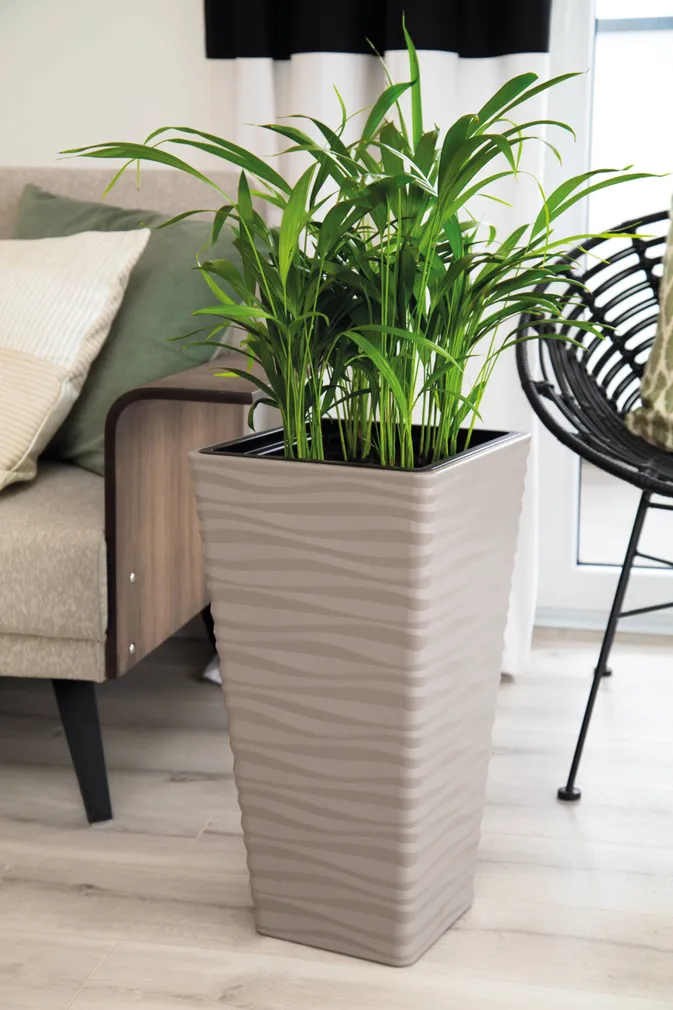 LILLEPOTT FORM-PLASTIC DUNES SLIM KANDILINE PRUUN 40CM