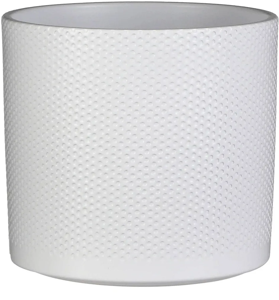 ÜMBRISPOTT MICA DECORATIONS ERA ÜMAR 22X23CM VALGE