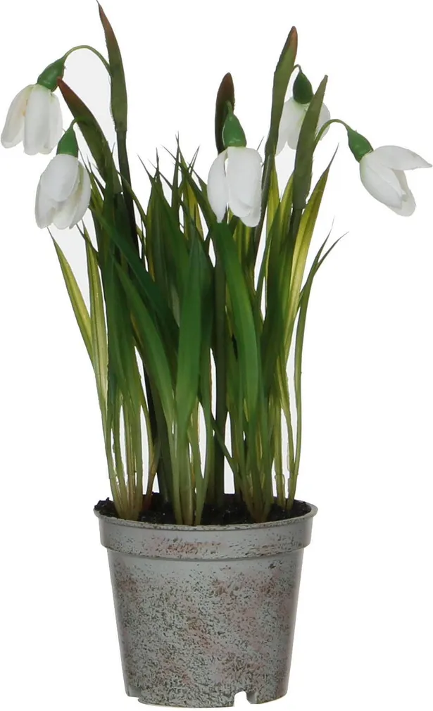 KUNSTLILL MICA DECORATIONS LUMIKELLUKE PLASTPOTIS 24X9CM