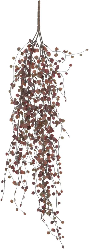 KUNSTLILL MICA DECORATIONS RIPUTATAV PEPEROOMIA 80X15X4CM PUNANE