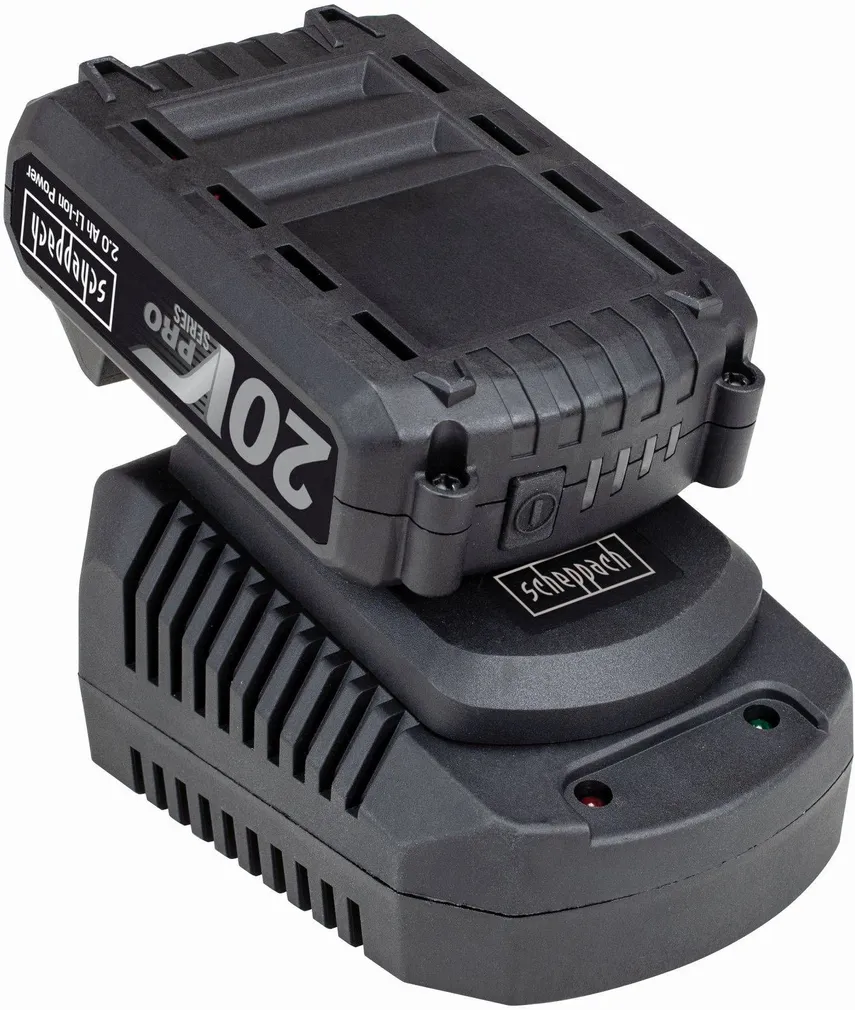 AKU SCHEPPACH 2,0 AH JA KIIRLAADIJA KOMPLEKT