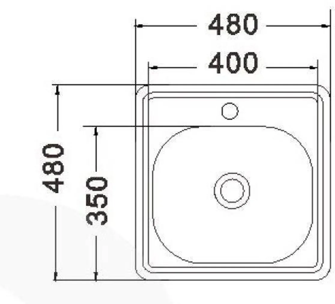 VALAMU ROOSTEVABA 4848 480X480X180MM