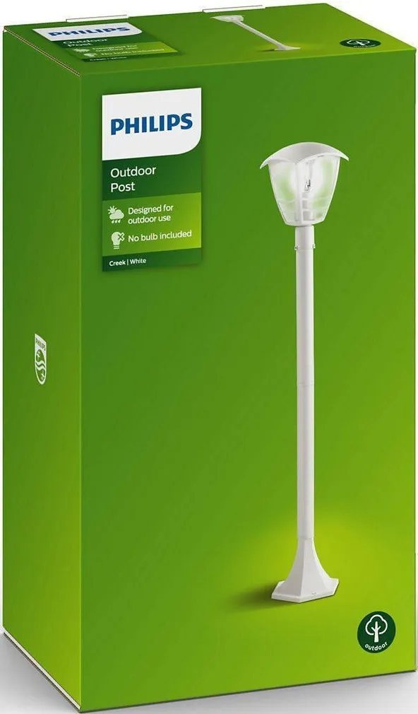 VÄLISVALGUSTI PHILIPS CREEK 1X60W 230V 99,5CM VALGE