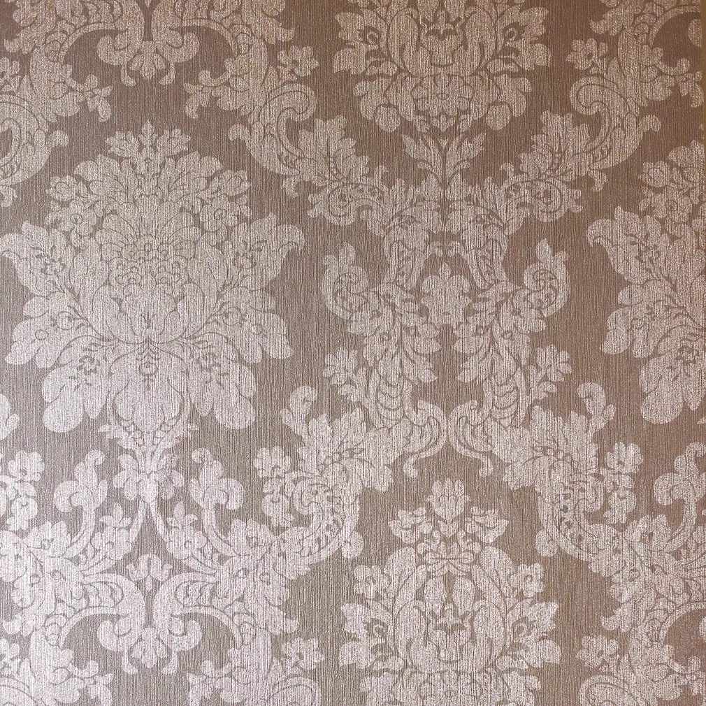 TAPEET ARTHOUSE FOIL DAMASK ROSE GOLD