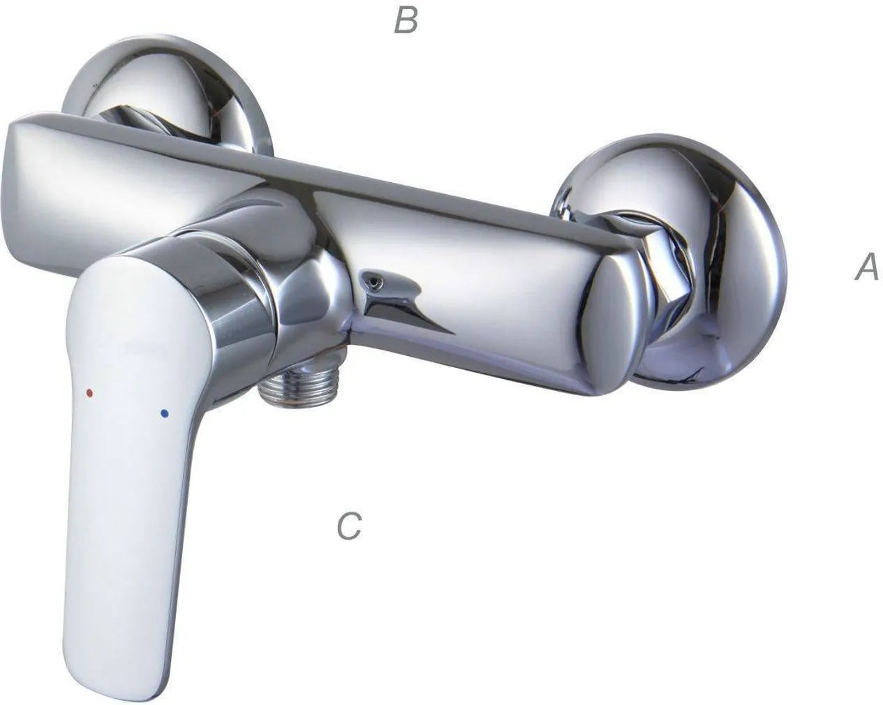 DUŠISEGISTI BLUE STAR MODENA MO 570 DUŠIKOMPLEKTIGA KROOM