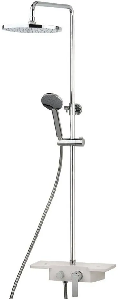 DUŠISEGISTI BLUE STAR MODENA MO 902 DUŠIKOMPLEKTIGA KROOM-VALGE