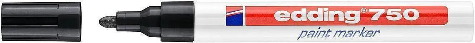 VÄRVIMARKER EDDING 750 MUST LÄIKIV 2-4MM