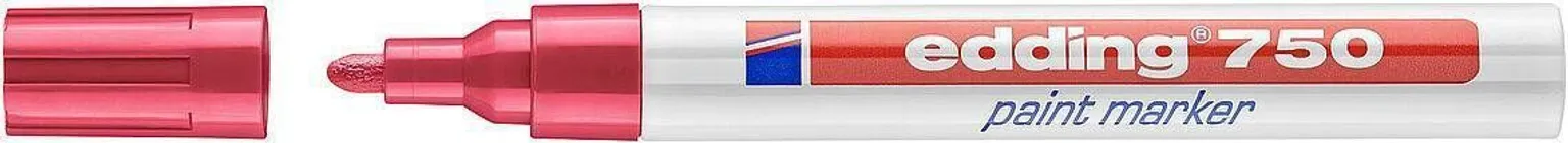 VÄRVIMARKER EDDING PERMANENTE 750 PUNANE 2-4 MM