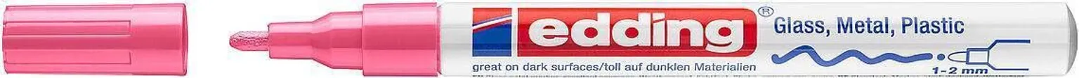 VÄRVIMARKER EDDING PERMANENTE 751 ROOSA 1-2MM