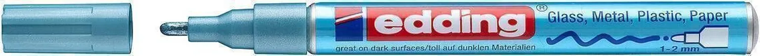 VÄRVIMARKER EDDING PERMANENTE 751 HELE SININE 1-2MM