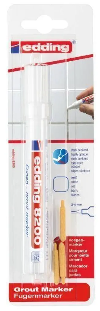 VUUGIMARKER EDDING 8200 VALGE