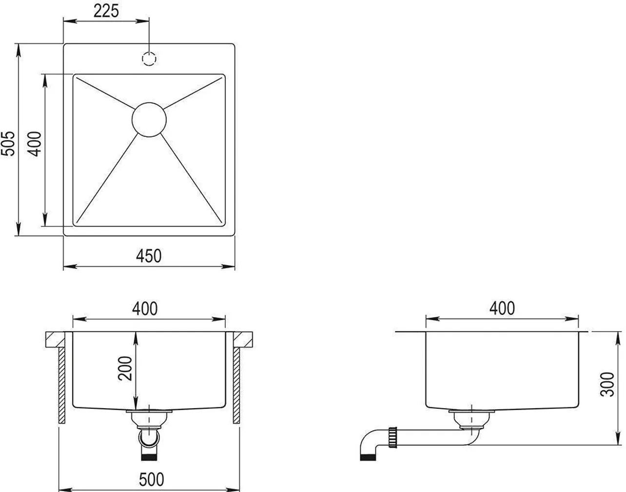 VALAMU AQUASANITA ROOSTEVABA LUN100X 450X505X200MM