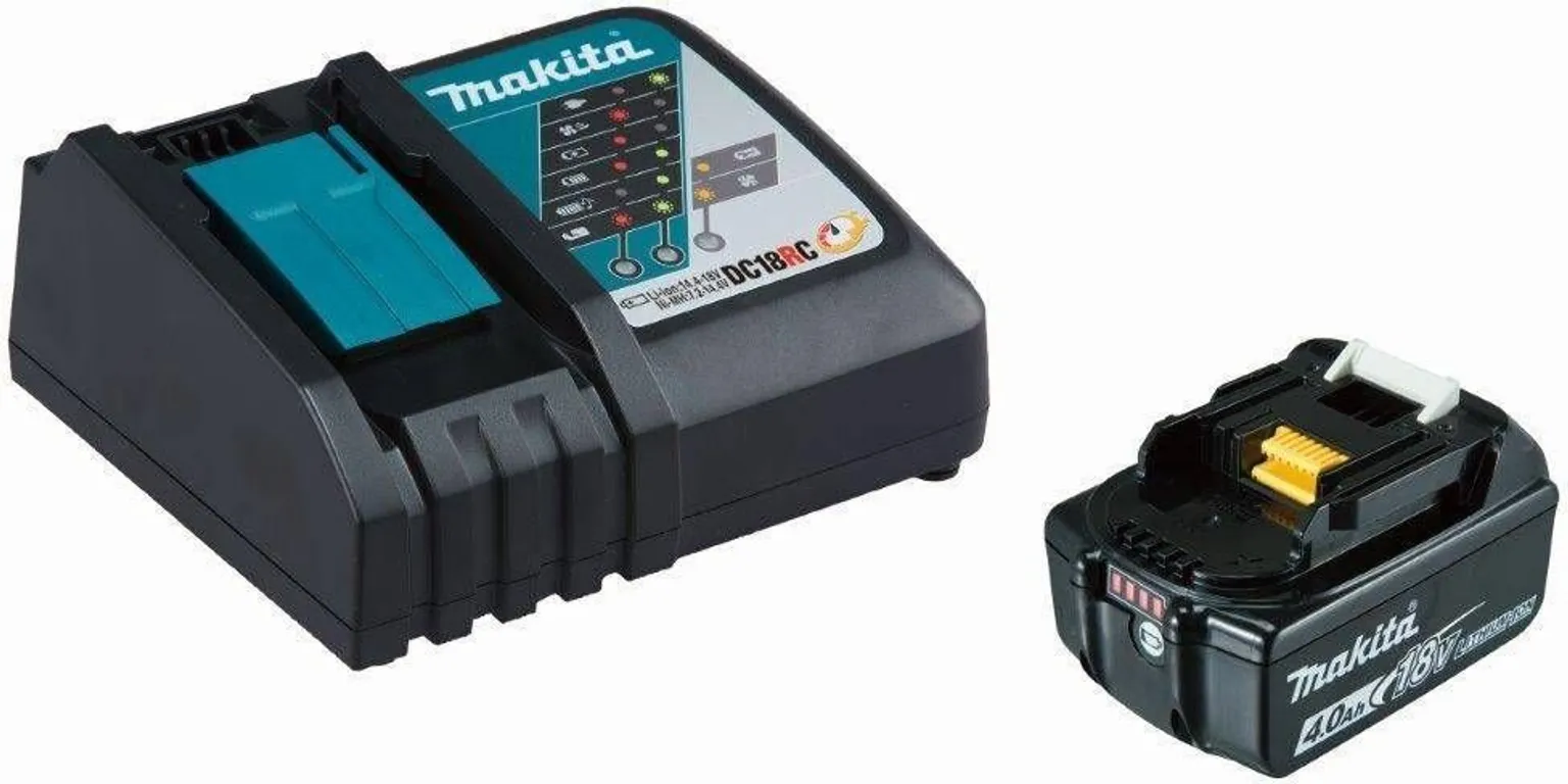 AKUKOMPLEKT MAKITA 18V 4,0AH AKU JA KIIRLAADIJA