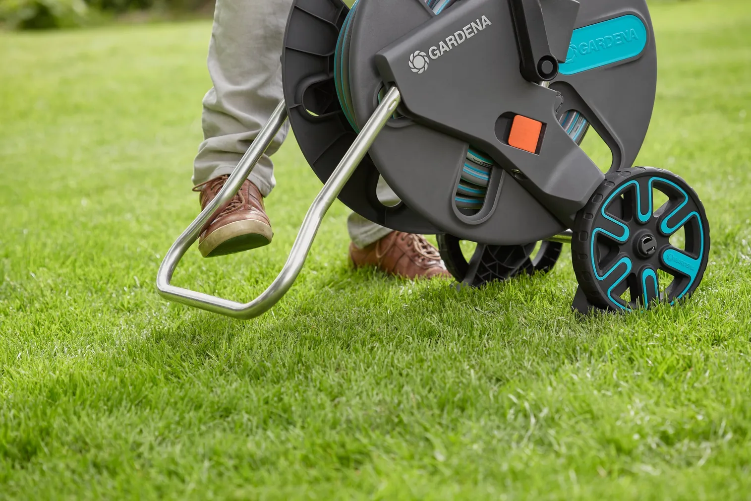 VOOLIKUKÄRU GARDENA AQUAROLL L EASY 50M 13MM VOOLIK