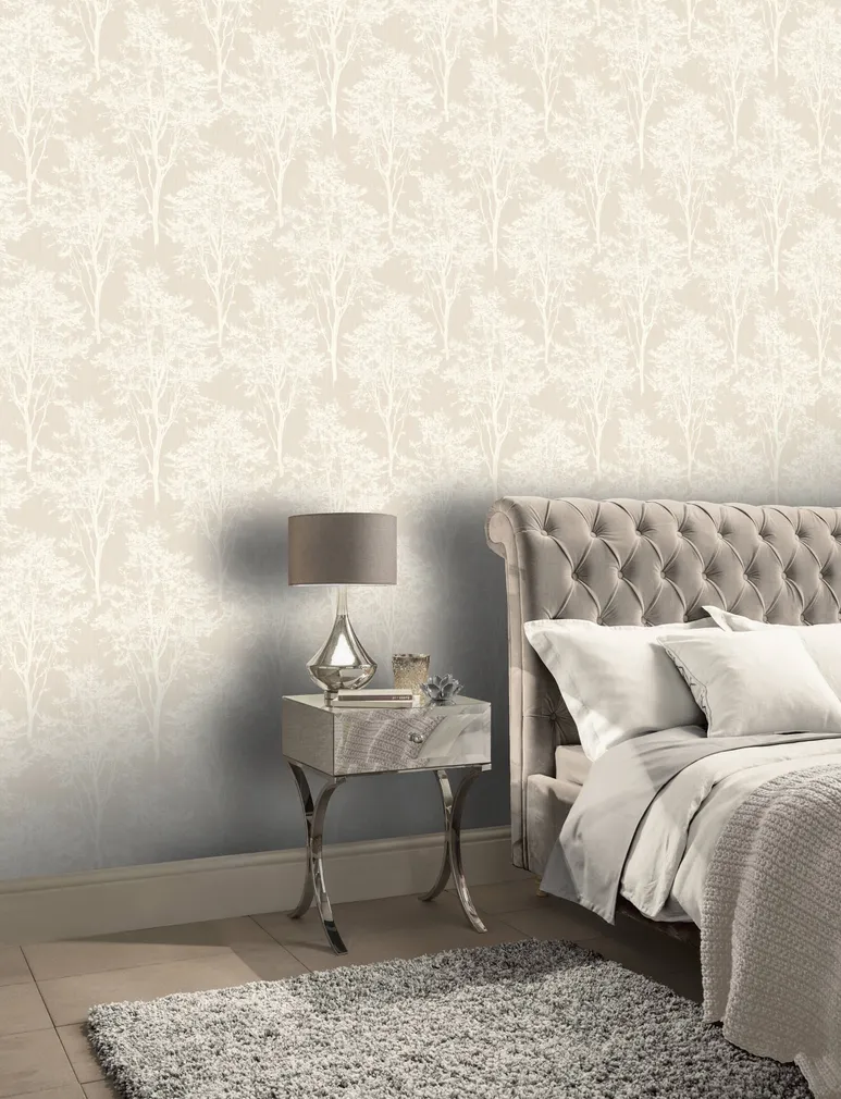 TAPEET ARTHOUSE DIAMOND WOOD GREY BEIGE