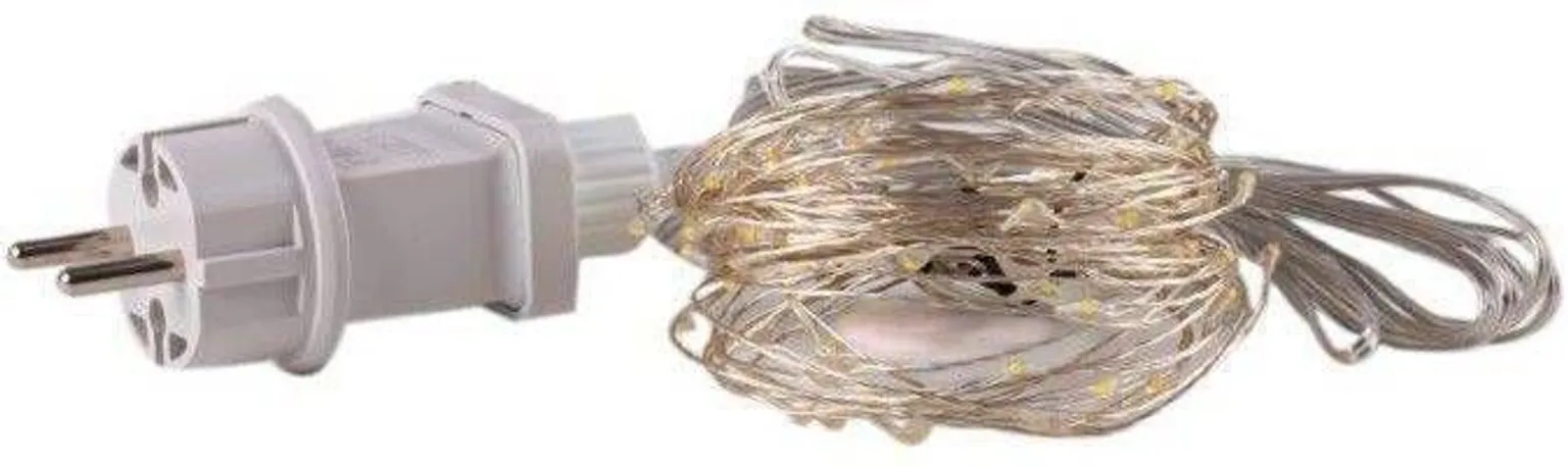 JÕULUVALGUSTUS ECO BRIGHT SISE 100LED, IP44 SOE VALGE 9,9M 