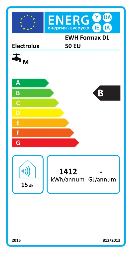 BOILER ELECTROLUX GUARD 50L VERTIKAALNE 1500W