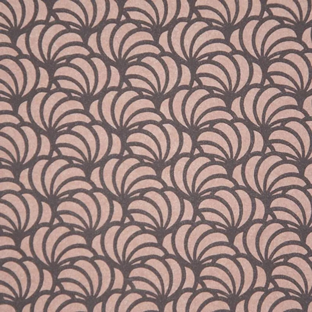 TAPEET DUTCH WALLCOVERINGS MISTIQUE DESSIN ORANJE/BRUIN