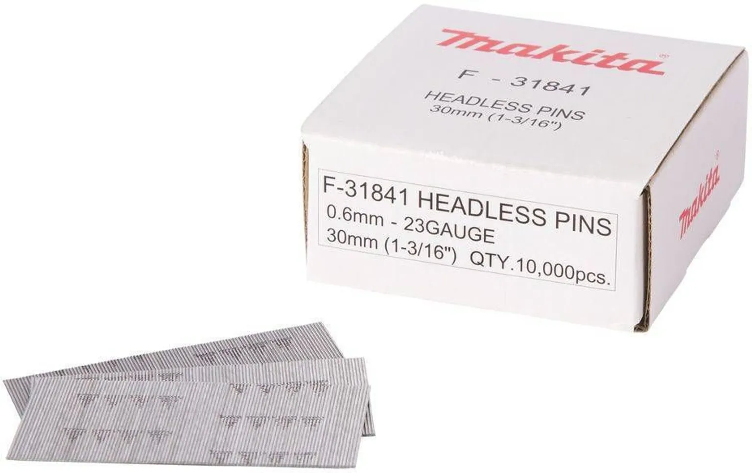 NAELAD MAKITA PIN 0,6X30MM 23GA TERAS 10000 TK. DPT353, PT354