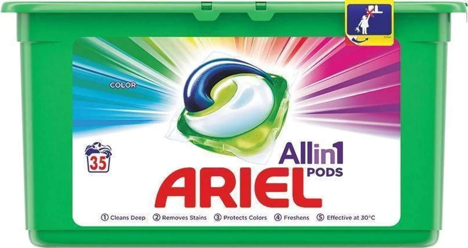 PESUKAPSLID ARIEL COLOR 35TK