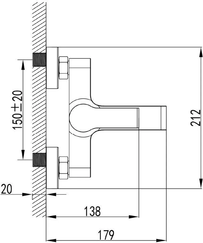 VANNI- JA DUŠISEGISTI BLUE STAR NOVARA NV 509BL MUST MATT