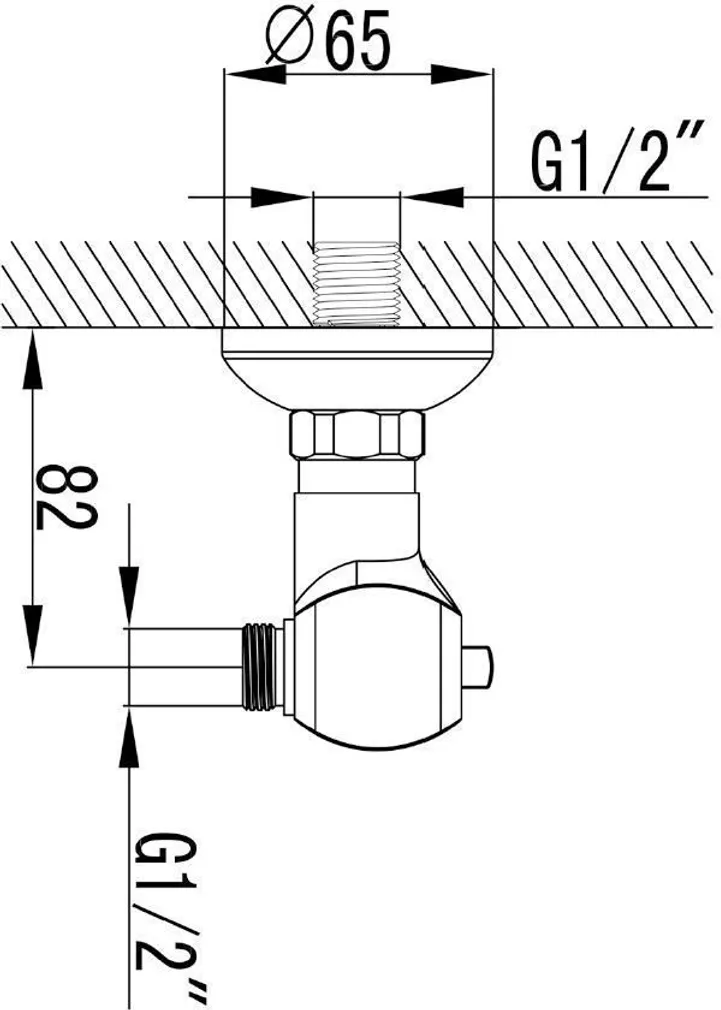DUŠISEGISTI BLUE STAR TORINO TH 522 TERMOSTAAT KROOM