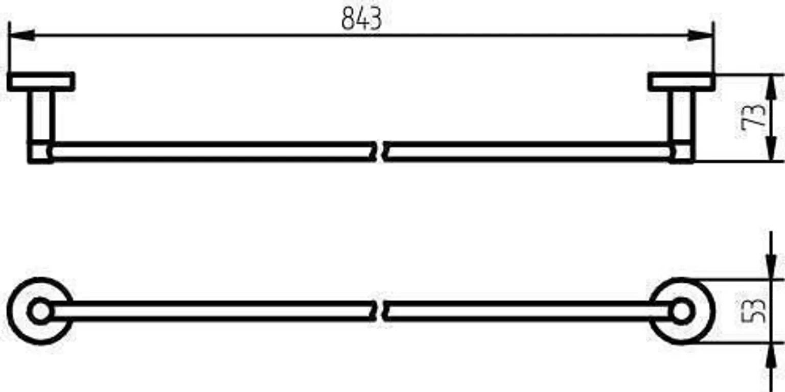 KÄTERÄTIHOIDJA HACEKA KOSMOS 80CM HARJATUD