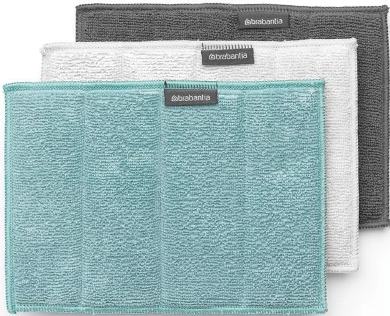 MIKROFIIBERLAPID NÕUDELE BRABANTIA 3TK 15X22CM MIX